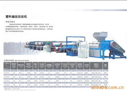 溫州市華東機械廠 塑料拉絲機產(chǎn)品列表